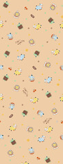 Assorted Hand painted Floral Animal And Scenic Patterned Decorative Paper Collection