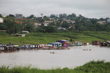 vista panoramica de cruzeiro do sul, acre 