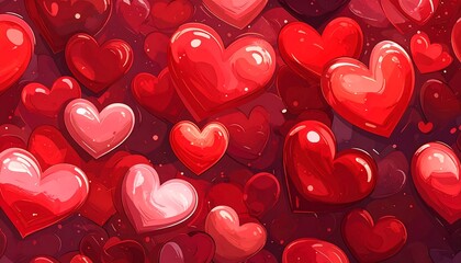 Heart pattern background