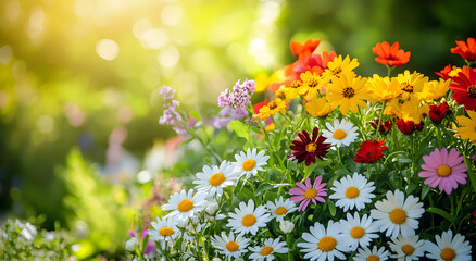 spring flowers in the garden