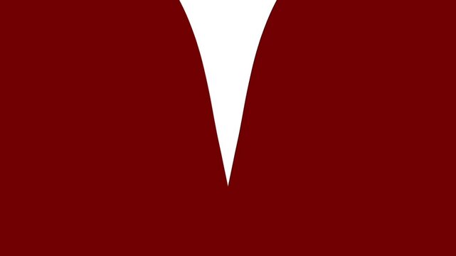 Dark red curtains transition