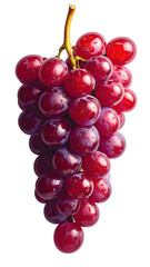 Fototapeta premium Close-up of a bunch of plump, red grapes