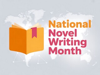 Celebrate national novel writing month with an open gift box symbolizing creativity and new stories