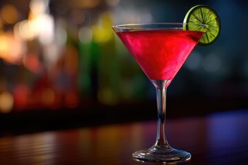 Frosted Martini on Table