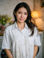 Woman Chef in Kitchen