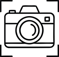 Vector art of camera icon