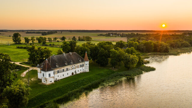 Siesikai castle in the sunset
