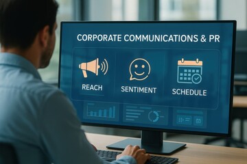 Corporate communications and pr strategies for effective reach sentiment management and scheduling in modern business environments