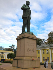 monument to Academician I.P. Pavlov in Ryazan
