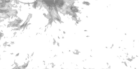 White stone background Abstract texture for your design, postcard, invitation. Dark shapes splattered against a white backdrop, creating a visually stimulating and unique pattern. Back flat stucco