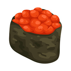 Illustration of Ikura Gunkan Sushi