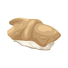 Illustration of Fresh Nigiri Sushi 