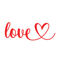 Cute white bunny with love heart and decorative elements text bunny love