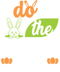 Do the bunny hop svg tshirt design