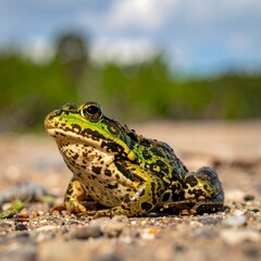 Close-up of a frog