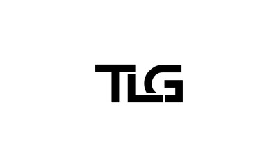 TLG initial letter, monogram logo	