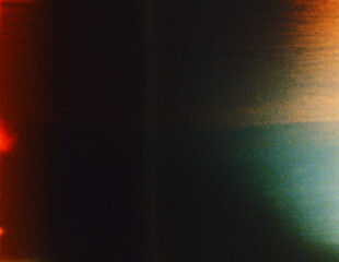 Abstract film light leak texture and grain background