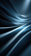 Dark metallic waves with silver highlights