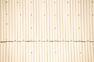 A Corrugated Metal Sheet Wall The Concept of an Industrial Background