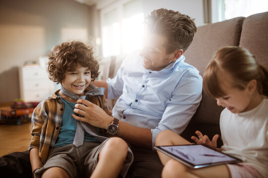 Family bonding at home