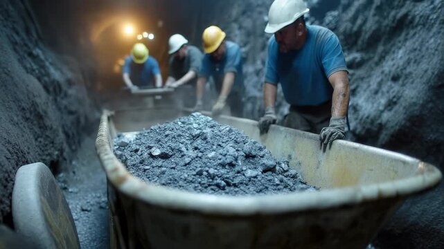 Worker fortitude mission: a laborer, digging inside, earth exploring, harsh corridors, with patient, persistence courage, precision revealing, devotion craftsmanship, professionalism stamina,