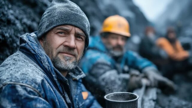 Worker fortitude mission: a laborer, digging inside, earth exploring, harsh corridors, with patient, persistence courage, precision revealing, devotion craftsmanship, professionalism stamina,