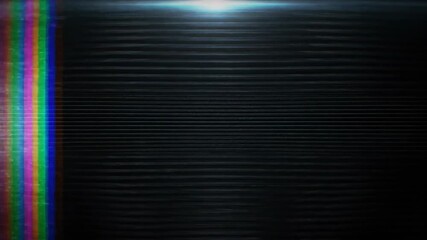 Abstract digital distortion, neon color glitch effect with noise and static, futuristic background, black and dark backdrop for data - Powered by Adobe