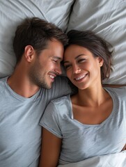 Obraz premium Couple in Bed