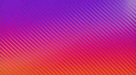 Vibrant gradient of purple and orange with diagonal ribbed texture