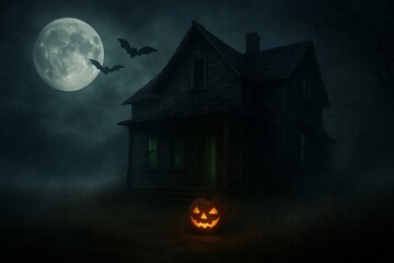 Halloween Night at the Haunted House-1
