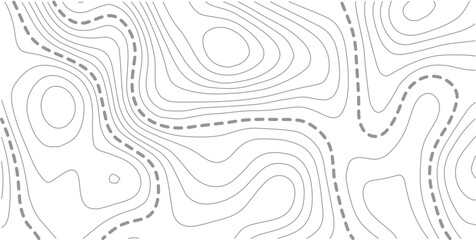 Abstract digital modern topography white and soft grey pattern lines sea map area space geometric strip grid line topo map technology modern design white background. Vector Illustration.