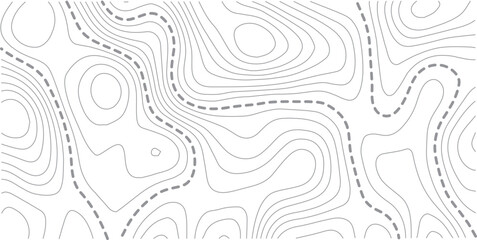 Abstract digital modern topography white and soft grey pattern lines sea map area space geometric strip grid line topo map technology modern design white background. Vector Illustration.