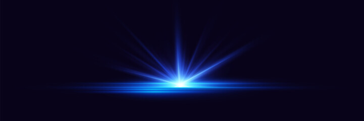 Futuristic neon rays abstract background