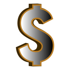 Metallic Money Icon Design