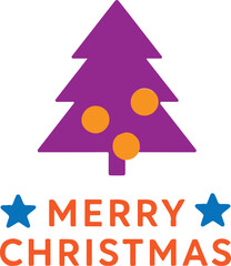 abstract christmas tree