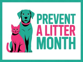 Prevent a litter month spay and neuter pets to control pet overpopulation and promote responsible pet ownership