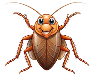  illustration of cartoon cockroach