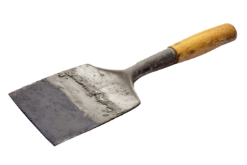 Trowel isolated on transparent or white background, perfect for gardening, masonry, construction, DIY projects, landscaping, and outdoor work concepts.