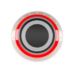 3d render icon object composition