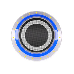 3d render icon object composition