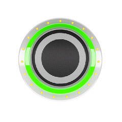 3d render icon object composition