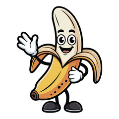 Banana Man Clipart Vector