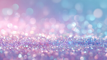 Bright purple and pink bokeh light circles create a festive, blurred Christmas or winter holiday background