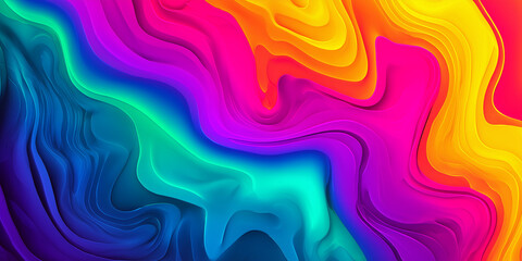 abstract colorful background with waves