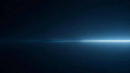 Dynamic bright blue neon line illuminating dark abstract background with subtle light diffusion and energy pulse, perfect for futuristic technology concepts - Powered by Adobe