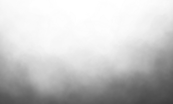 Realistic black smoke cloud isolated on transparent background PNG