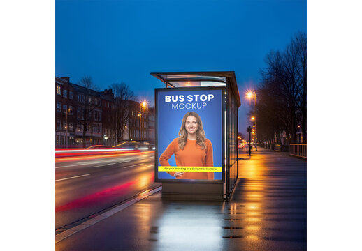 Bus Stop Mockup 50