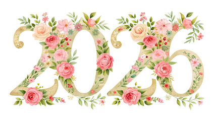 spring floral font 2026