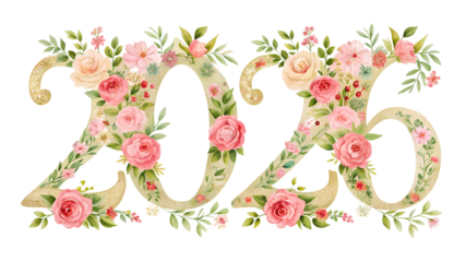 spring floral font 2026