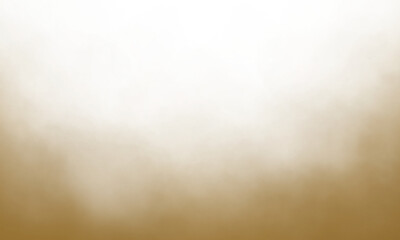 Brown sand dust and smoke particles isolated on transparent background. Rising sandstorm explosion effect overlay for design and compositing